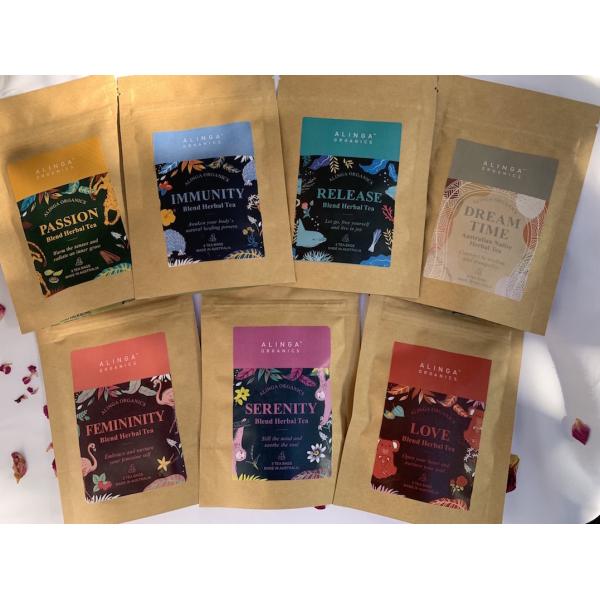 Alinga Organics Herb tea Sample Pack - Love 3 bags